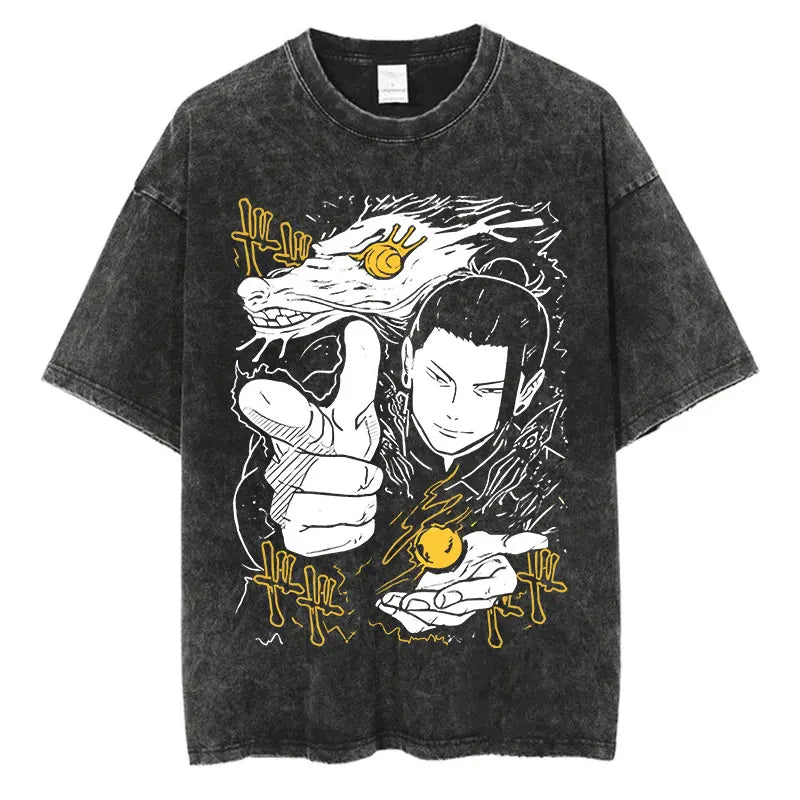 Jujutsu Kaisen Suguru Geto Shirt Oversized Style Anime Shirt