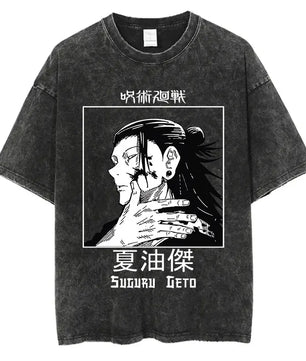 Jujutsu Kaisen Suguru Geto Shirt Oversized Style Anime Shirt