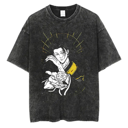 Jujutsu Kaisen Suguru Geto Shirt Oversized Style Anime Shirt