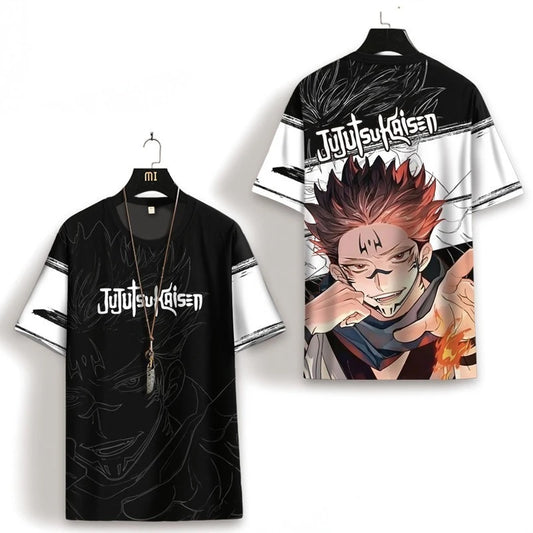 Jujutsu Kaisen Sukuna T-shirt Quick Drying Short Sleeved Anime Shirt