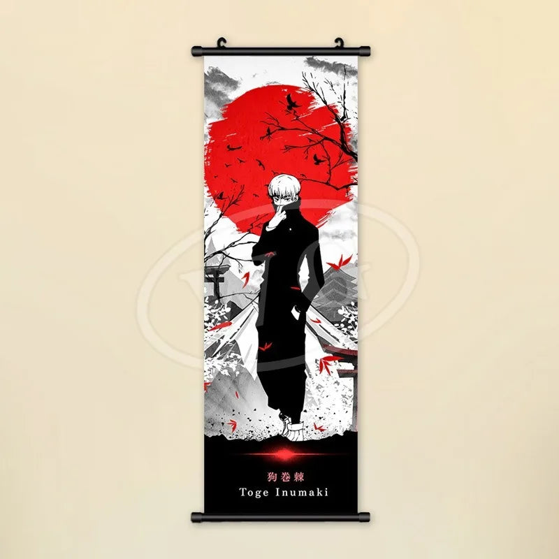 Jujutsu Kaisen Toge Canvas Poster Anime Home Decor Hanging Scroll