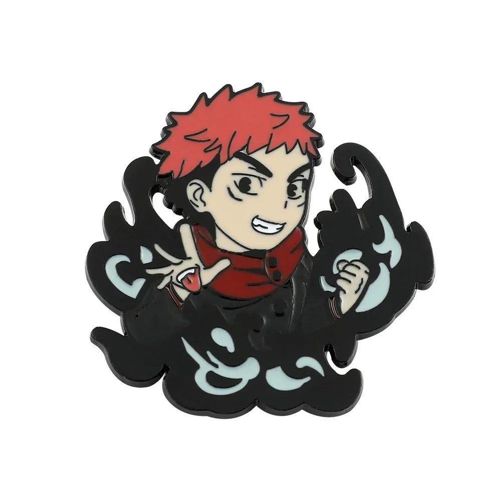 Jujutsu Kaisen Yuji Itadori Brooch Enamel Pin