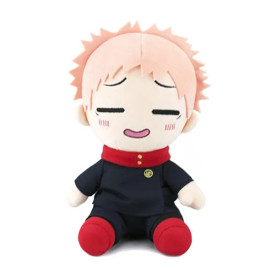 Jujutsu Kaisen Yuji Itadori Plush Sitting Anime Plush