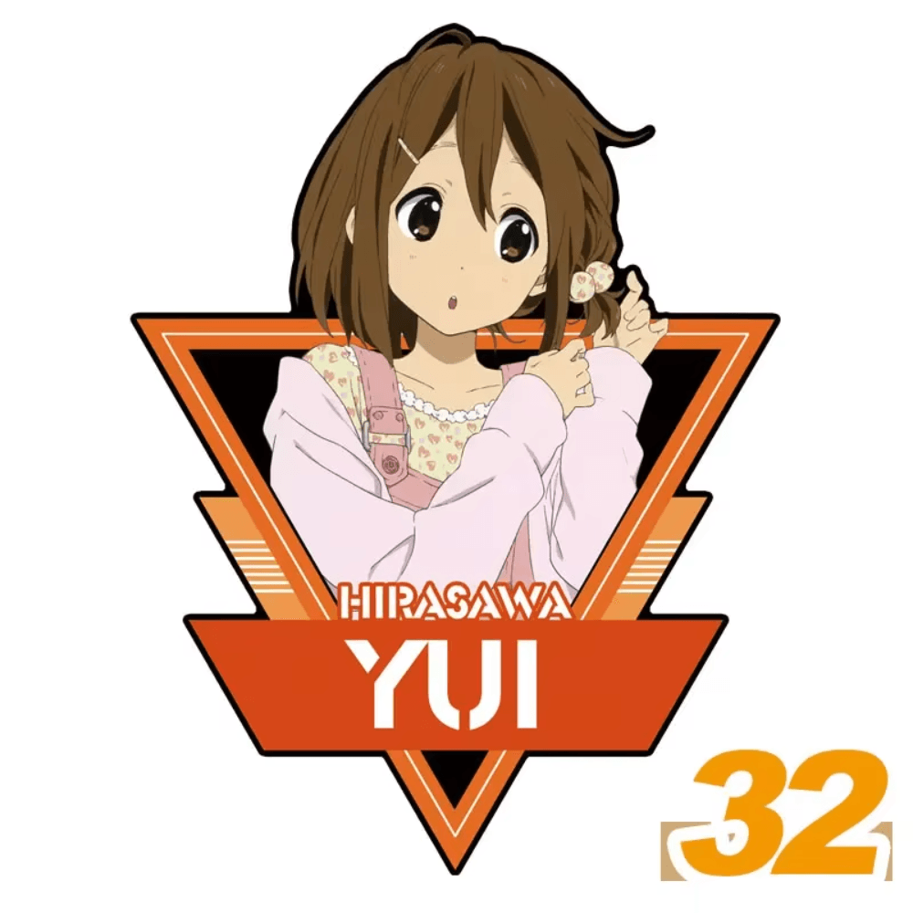 K-on Yui HIrasawa PC Case Sticker Anime Sticker Decals