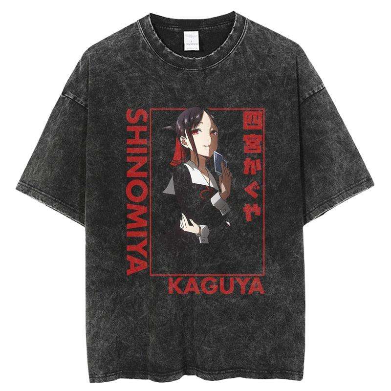 Kaguya Sama Love is War Shirt Kaguya Shinomiya Oversized Anime Shirt