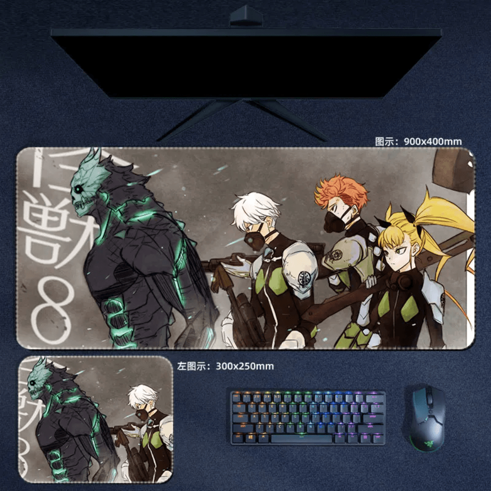 Kaiju No.8 Mouse Pad Defence Force Large Anime Mouse Pad