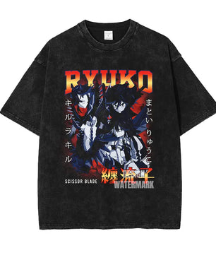 Kill La Kill Ryuko Shirt Vintage Oversized Style Anime Shirt