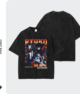 Kill La Kill Ryuko Shirt Vintage Oversized Style Anime Shirt