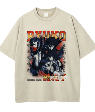 Kill La Kill Ryuko Shirt Vintage Oversized Style Anime Shirt