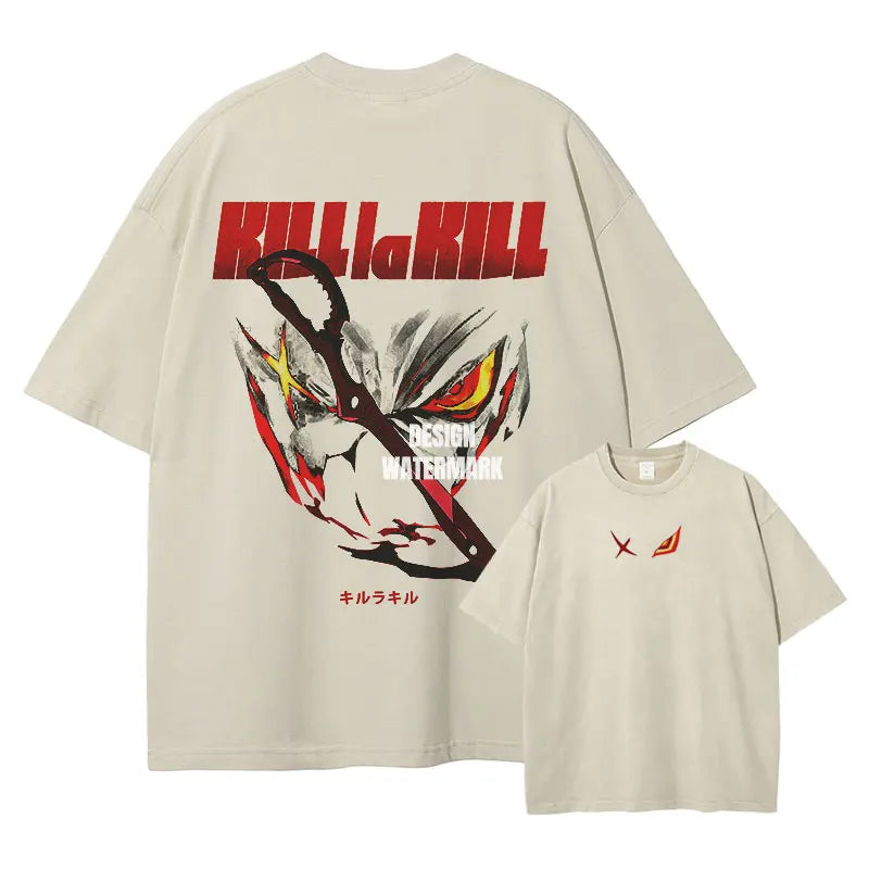 Kill La Kill Weapon Shirt Vintage Oversized Style Anime Shirt