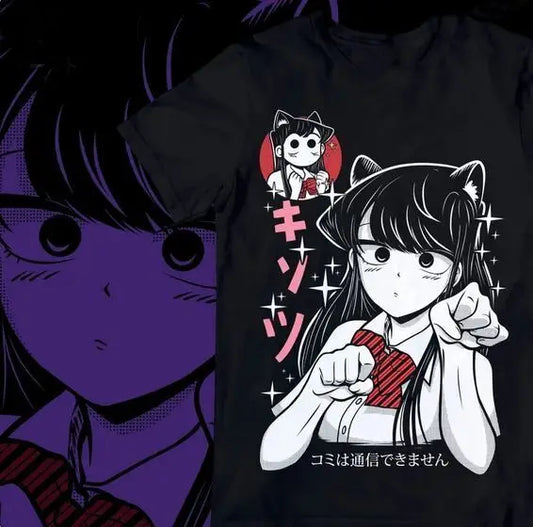 Komi Can't Communicate Komi T-ShirtCotton Anime Shirt