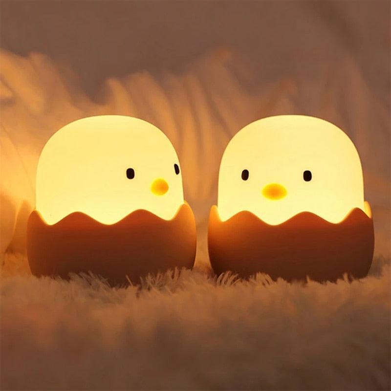 Led Touch Night Light Soft Silicone USB Rechargeable Bedroom Decor