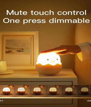 Led Touch Night Light Soft Silicone USB Rechargeable Bedroom Decor
