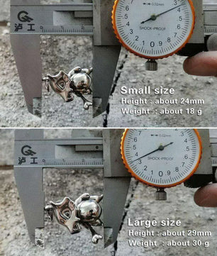 LINSION 925 Sterling Silver Cubone Pokemon Necklace Pendant