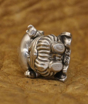 LINSION 925 Sterling Silver Majin Buu Dragon Ball Z Necklace Pendant