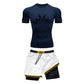 Majin Buu Style Compression Shirt & Shorts Set - Anime Workout Set Rash Guard