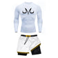 Majin Buu Style Compression Shirt & Shorts Set - Anime Workout Set Rash Guard