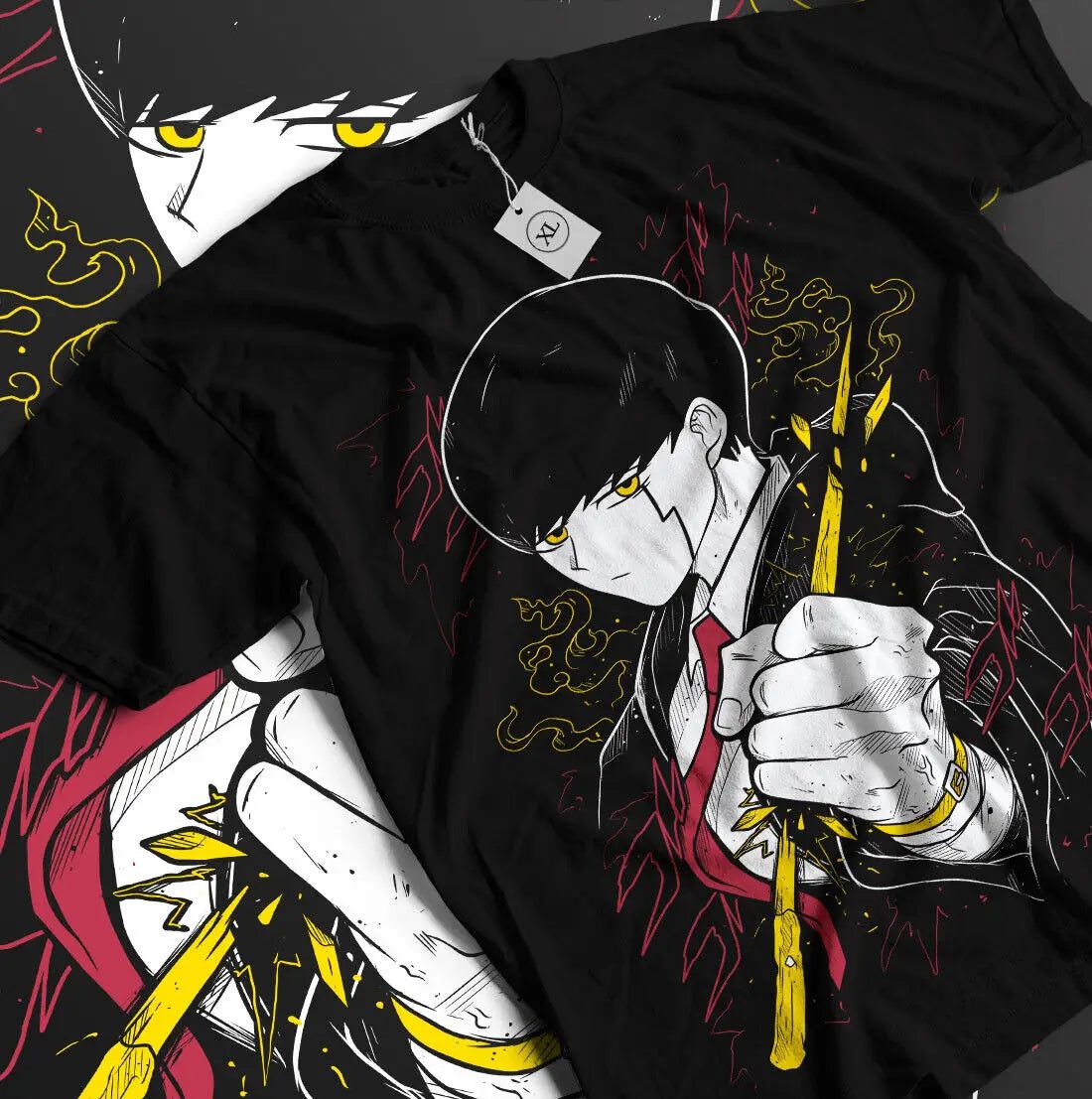 Mashle Magic and Muscles Shirt Mash Cotton Anime Shirt Graphic