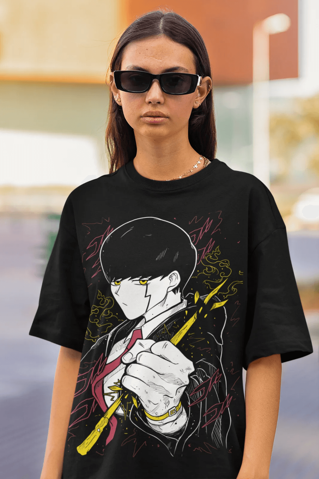 Mashle Magic and Muscles Shirt Mash Cotton Anime Shirt Graphic