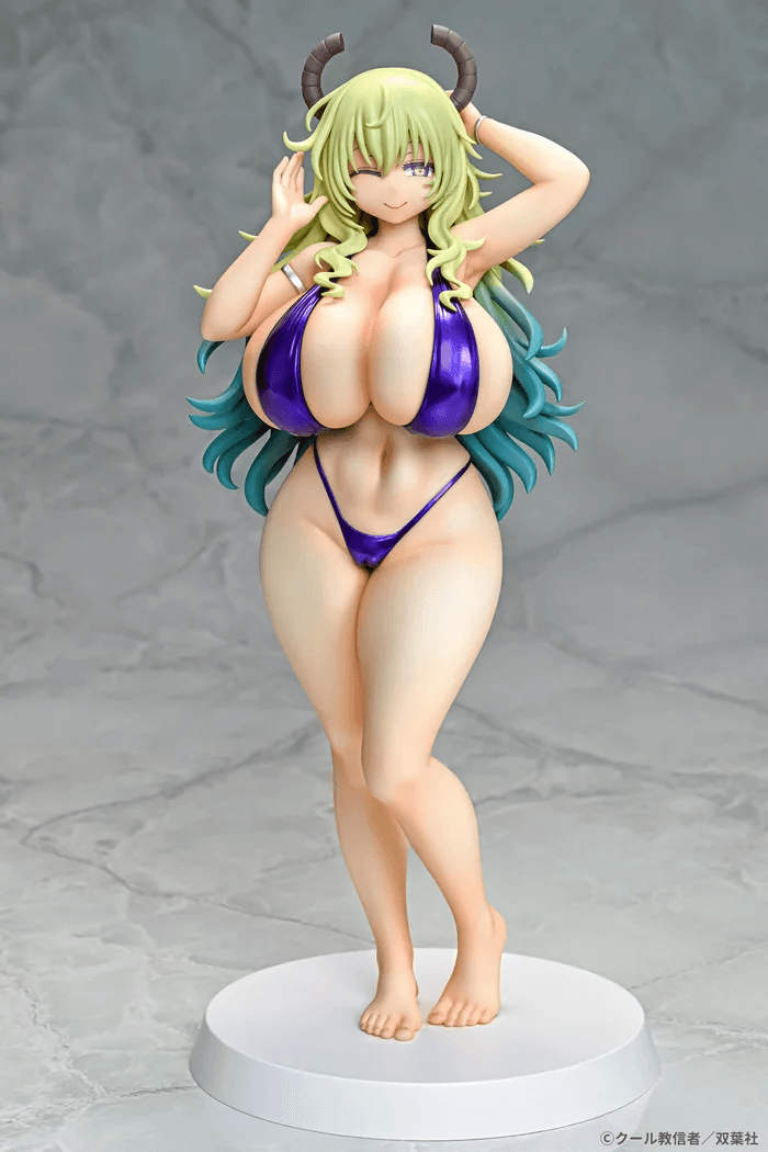 Miss Kobayashis Dragon Maid Lucoa Bikini Style 1/7 Scale Figure