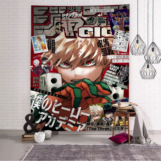 My Hero Academia Bakugo Tapestry - Versatile Anime Home Decor