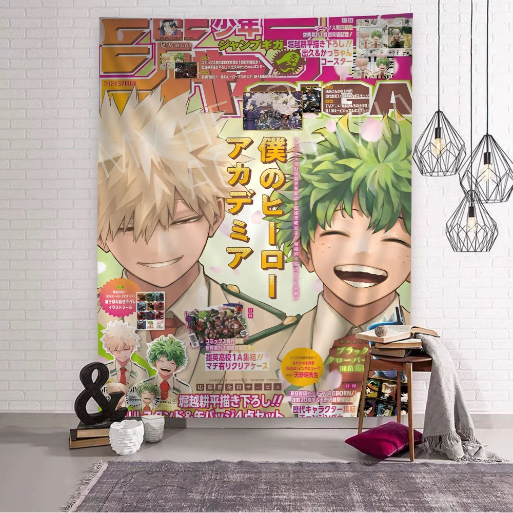 My Hero Academia Deku & Bakugo Tapestry - Versatile Anime Home Decor