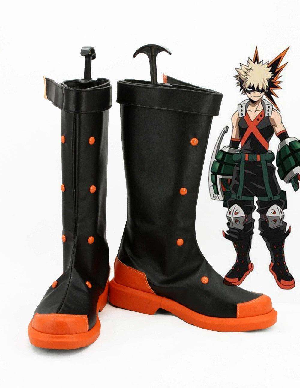 My Hero Academia Katsuki Bakugo Anime Cosplay Shoes Custom Tailor Made