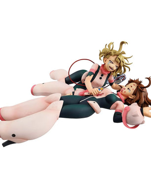 (PREORDER) My Hero Academia Ochaco Uraraka vs Himiko Toga (On Top of Happiness) Revible Moment Ichibansho Figure (Copy)