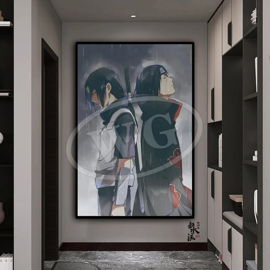 Naruto Itachi Poster Canvas Print Large Anime Poster