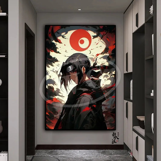 Naruto Itachi Poster Canvas Print Large Anime Poster