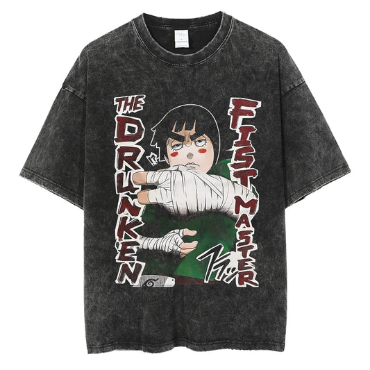 Naruto Itachi Shirt Oversized Anime Graphic Cotton Shirt