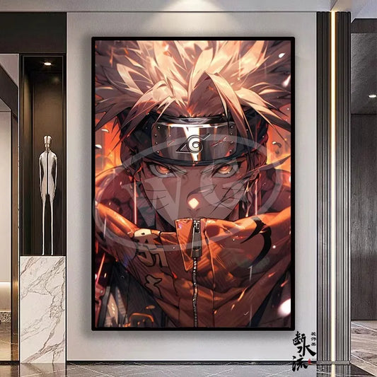Naruto Poster Canvas Print Large Anime Poster