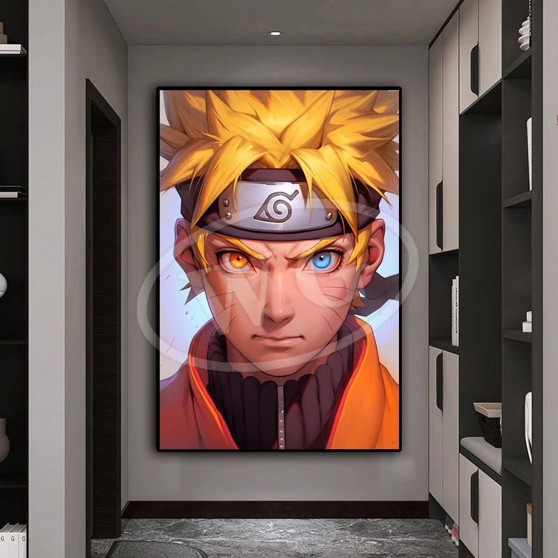 Naruto Poster Canvas Print Large Anime Poster