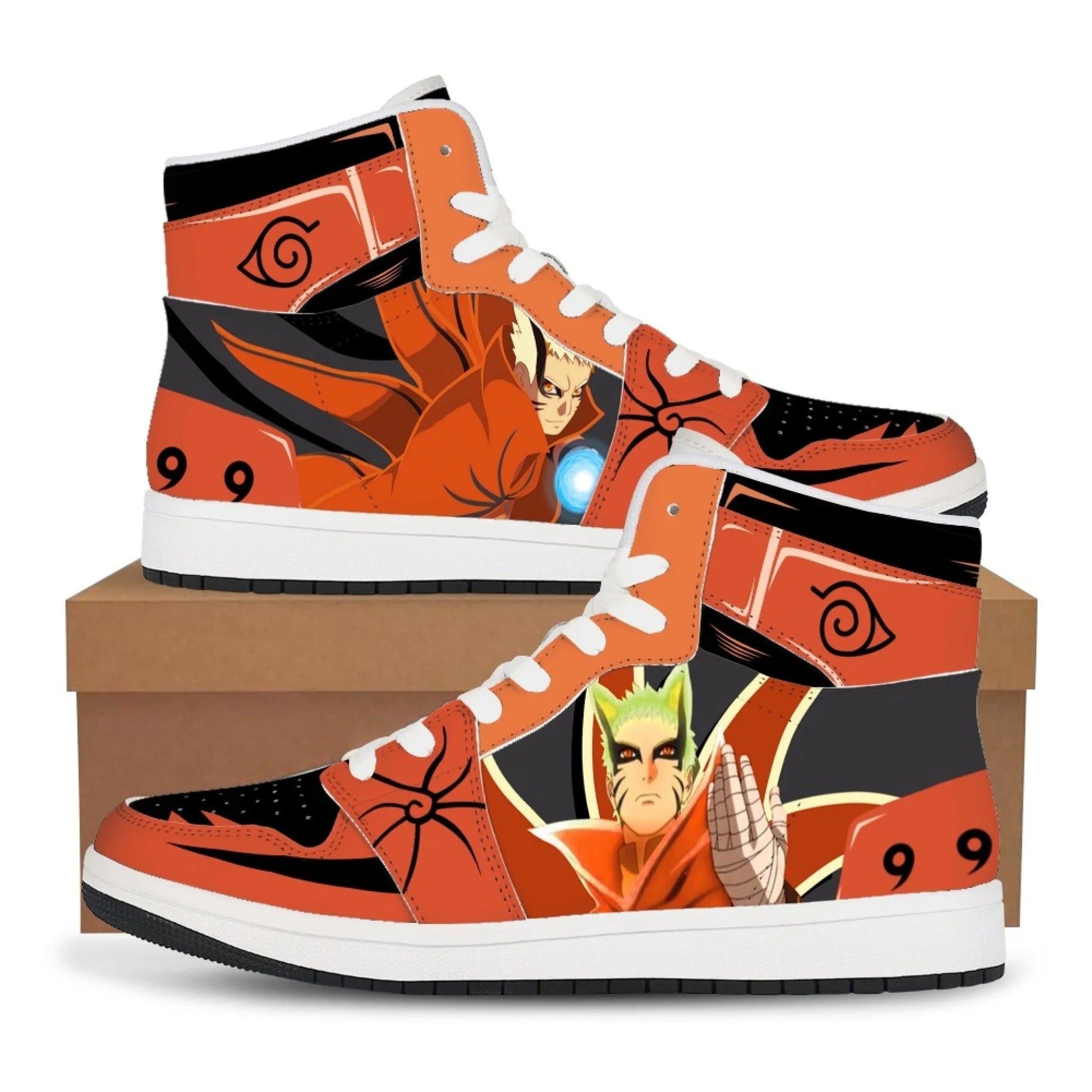 Naruto Shoes High Top Basketball Shoes Cosplay