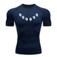 Naruto Style Anime Compression Shirt - Men's Fitness Rash Guard