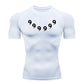 Naruto Style Anime Compression Shirt - Men's Fitness Rash Guard
