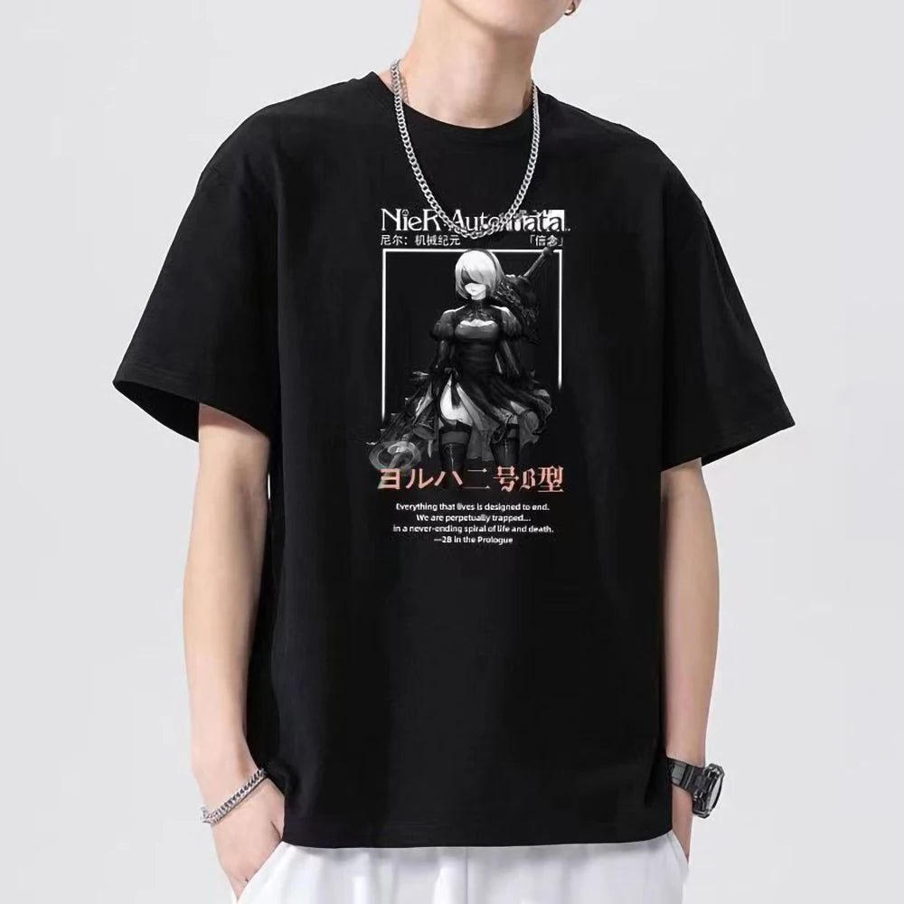 NieR:Automata YoRHa No.2 Type B 2b Anime Shirt