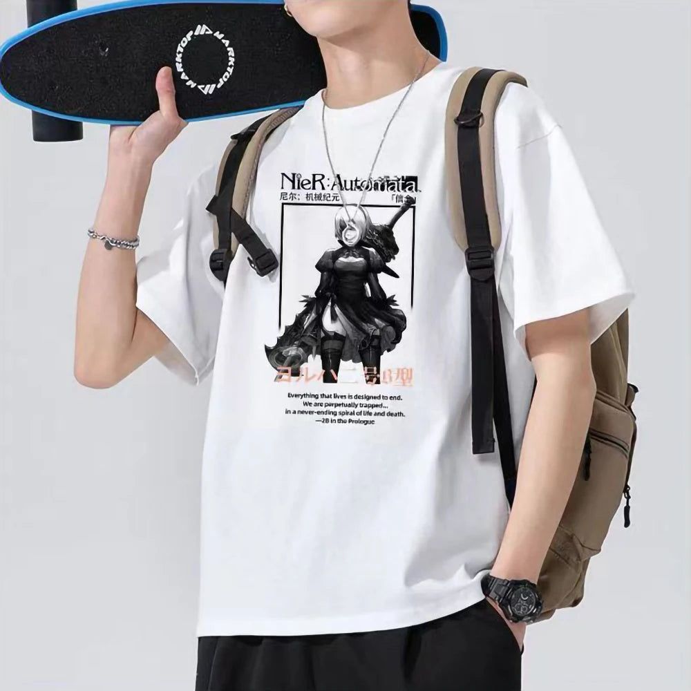 NieR:Automata YoRHa No.2 Type B 2b Anime Shirt