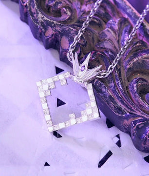 No Game No Life Sora Shiro Anime Necklace 925 Sterling Silver Pendant