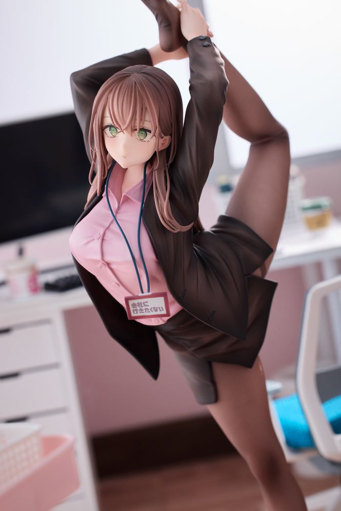 Ol-Chan Who Doesn't Want To Go To Work Pink Ver. 1/6 Scale Figure Deluxe Edition
