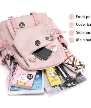 One Piece Anime Straw Hat Backpack BookBag