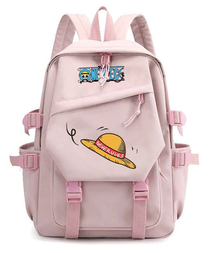 One Piece Anime Straw Hat Backpack BookBag