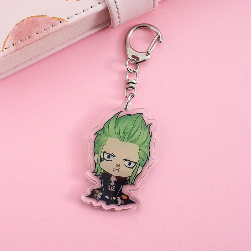 One Piece Bartolomeo Keychain Chibi SItting Bag Charm