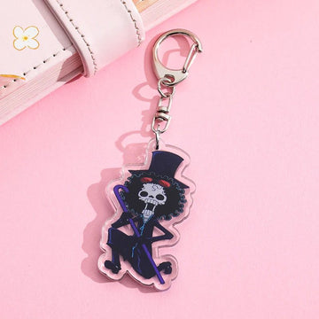 One Piece Brook Keychain Bag Charm