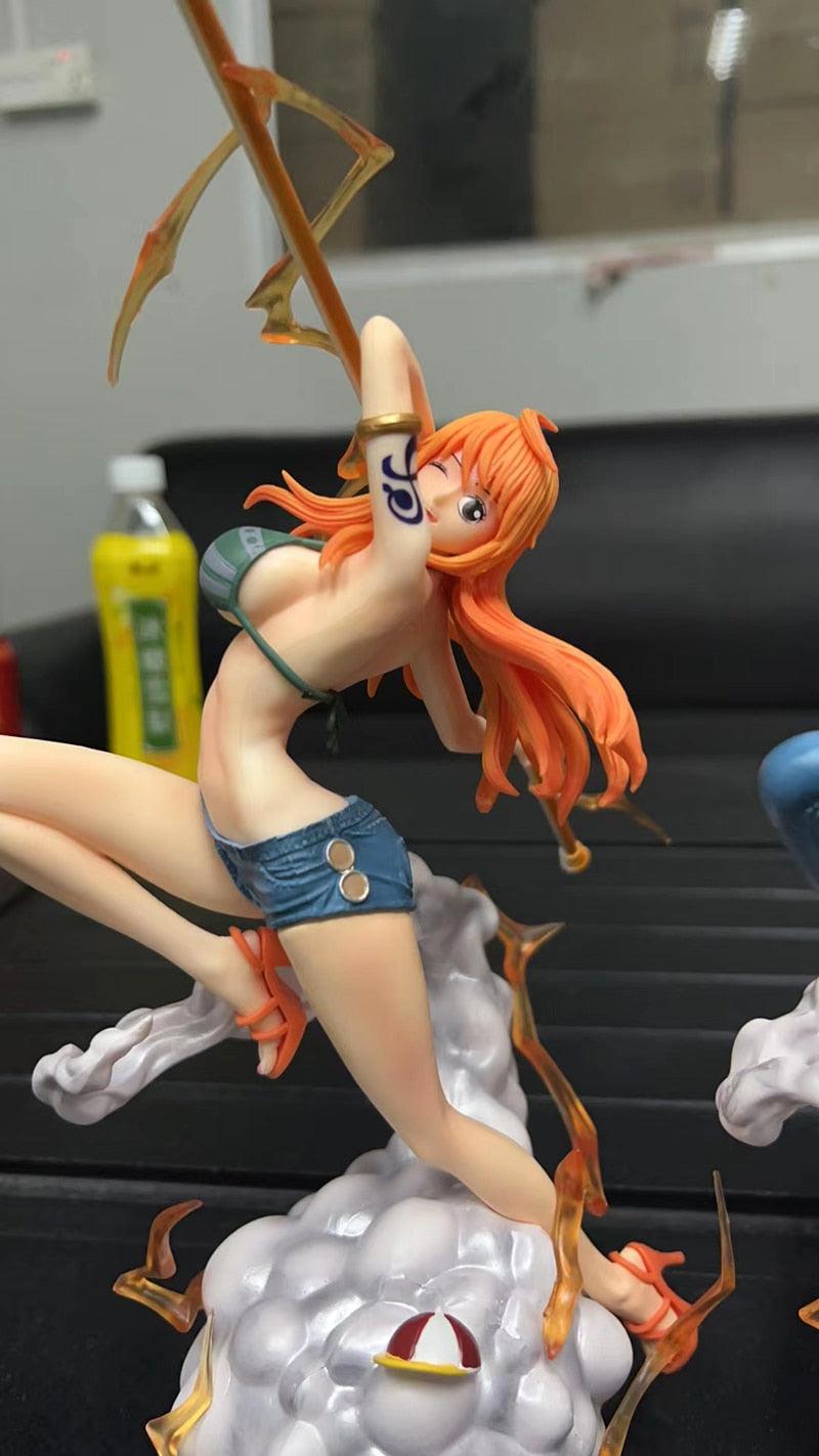 One Piece Figure Nami Bo Staff 11-Inch Anime Figure Statue