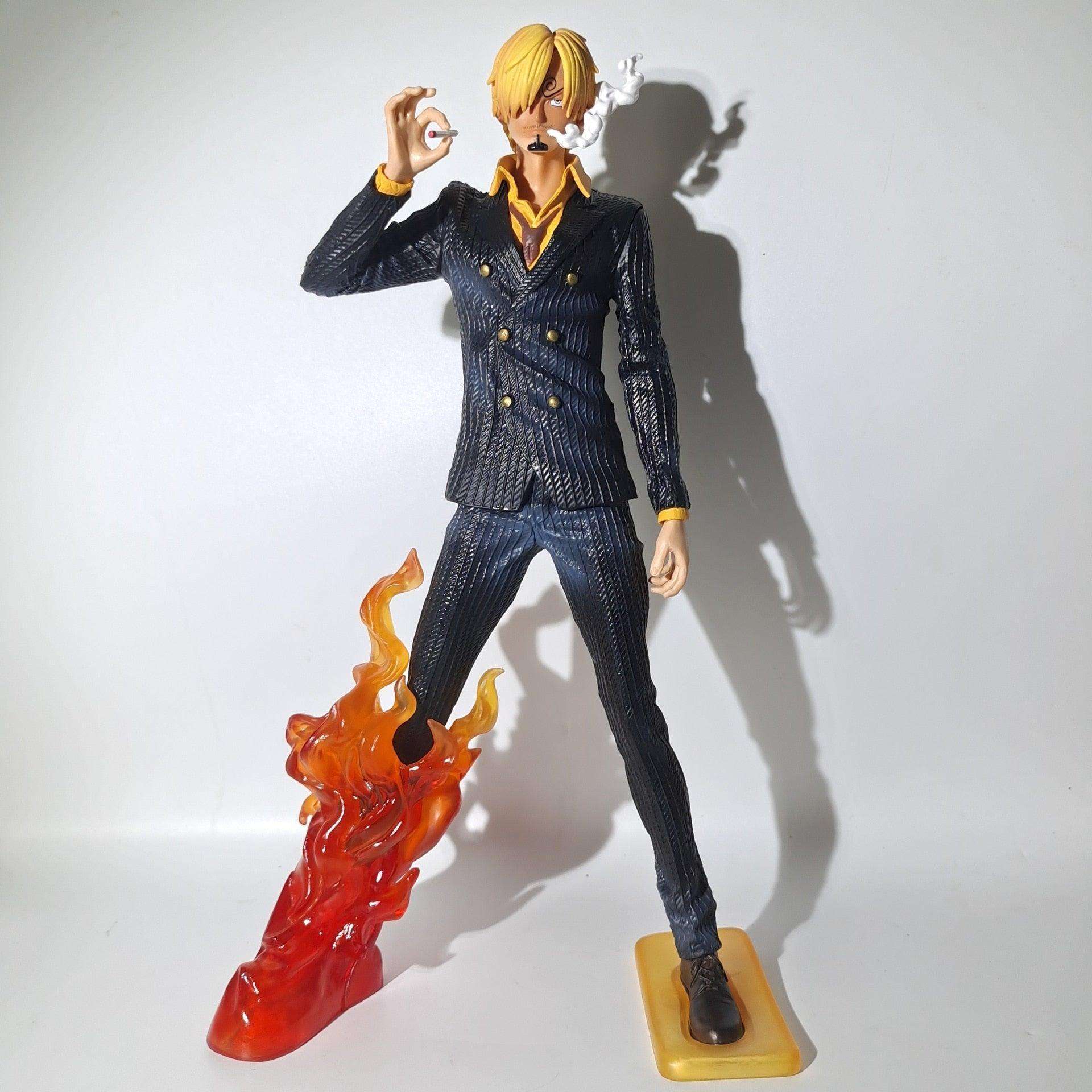 One Piece Figure Smoking Sanji 12-inch Large Anime Figure Statue