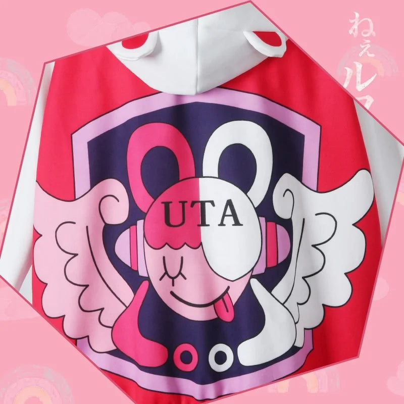 One Piece Film Red Uta Cosplay Costume 4pc Anime Cosplay Set