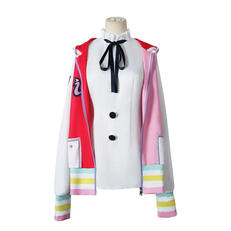 One Piece Film Red Uta Cosplay Costume 4pc Anime Cosplay Set