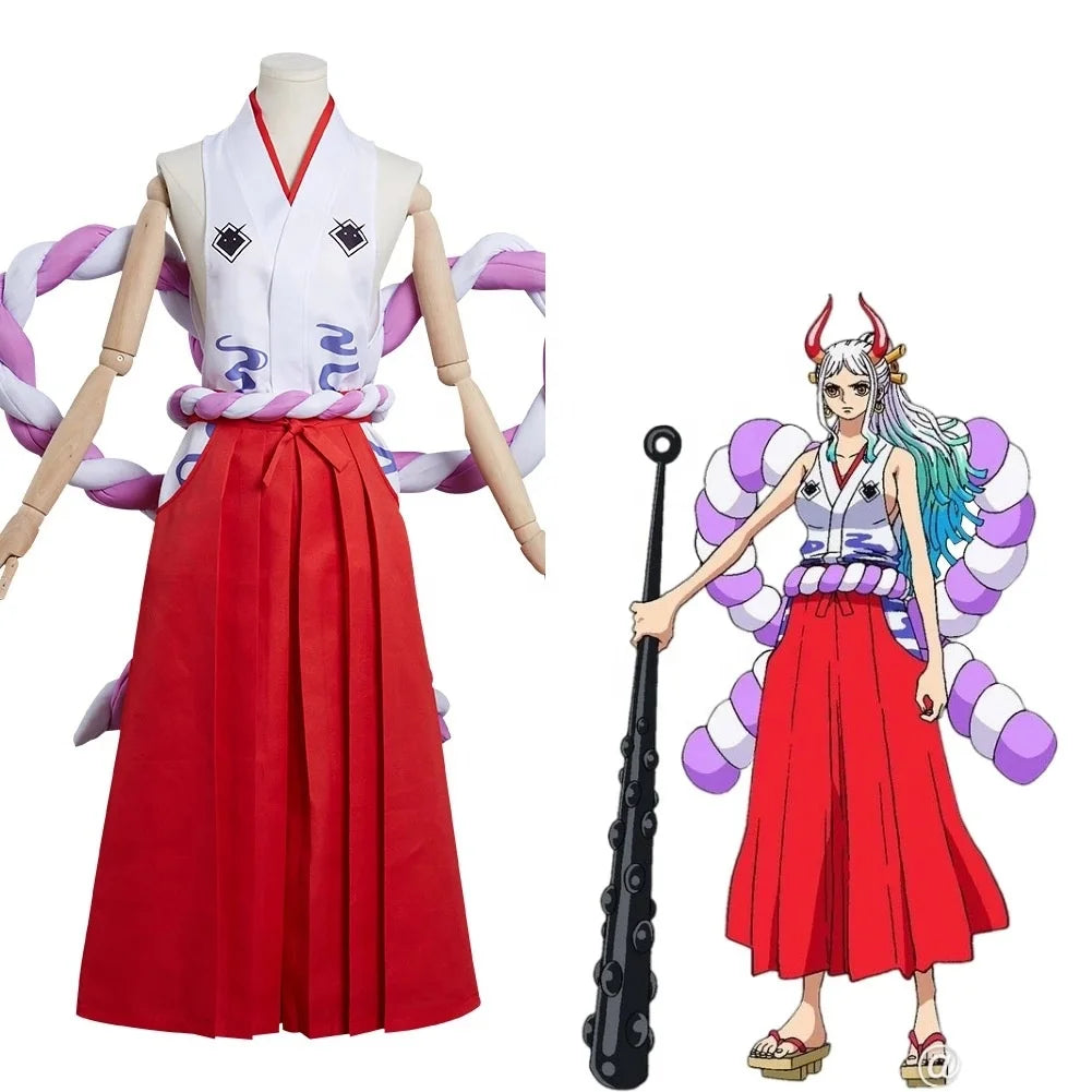 One Piece Film Red Yamato Cosplay Costume 3pc Anime Cosplay Set