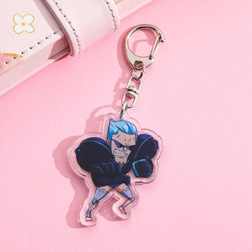 One Piece Franky Keychain Bag Charm